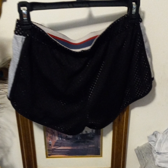 Gray /Black Women's Reversible Athletic Shorts - Picture 4 of 5